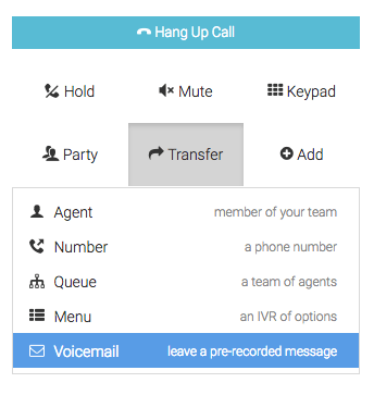 Using Outbound Voicemail